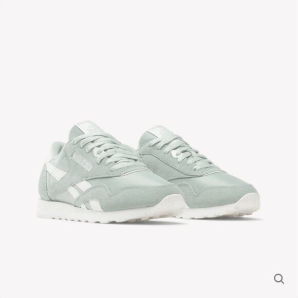 NEW REEBOK Fiori Low Profile Jogger Sneakers for women in Natural/Green 7254j2 - Picture 5 of 10